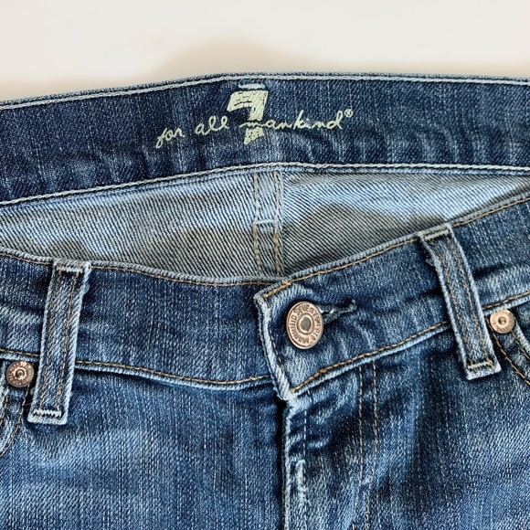 ♡ 7 FOR ALL MANKIND Low-waisted Jeans - Picture 2 of 7